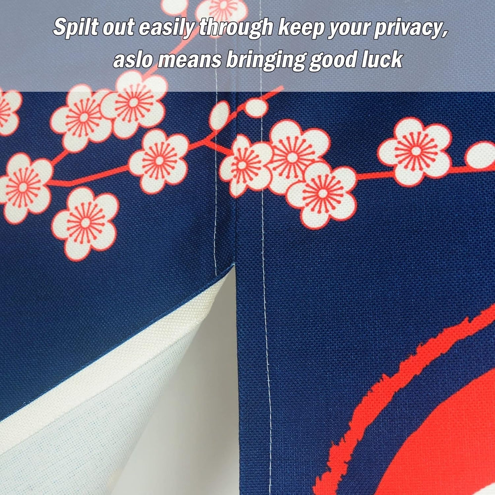 Tapisserie de style japonais rideaux longs noren en lin épais Maison - Accessoires et Décoration Naty Shop