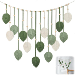 Tapisserie suspension décoration feuilles tissées Accueil - Accessoires et Décorations Naty Shop Default Title