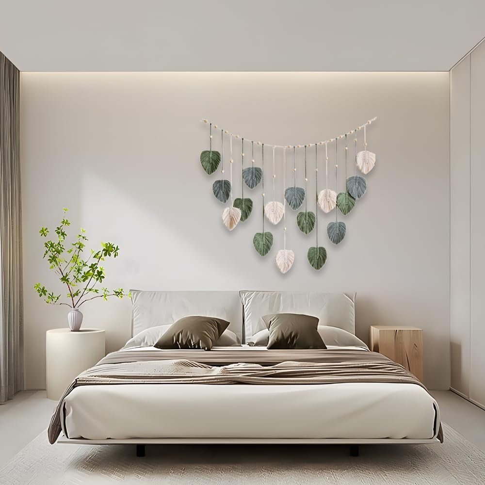 Tapisserie tapisserie tissée verte clous en bois Accueil - Accessoires et Décorations Naty Shop