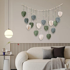 Tapisserie tapisserie tissée verte clous en bois Accueil - Accessoires et Décorations Naty Shop