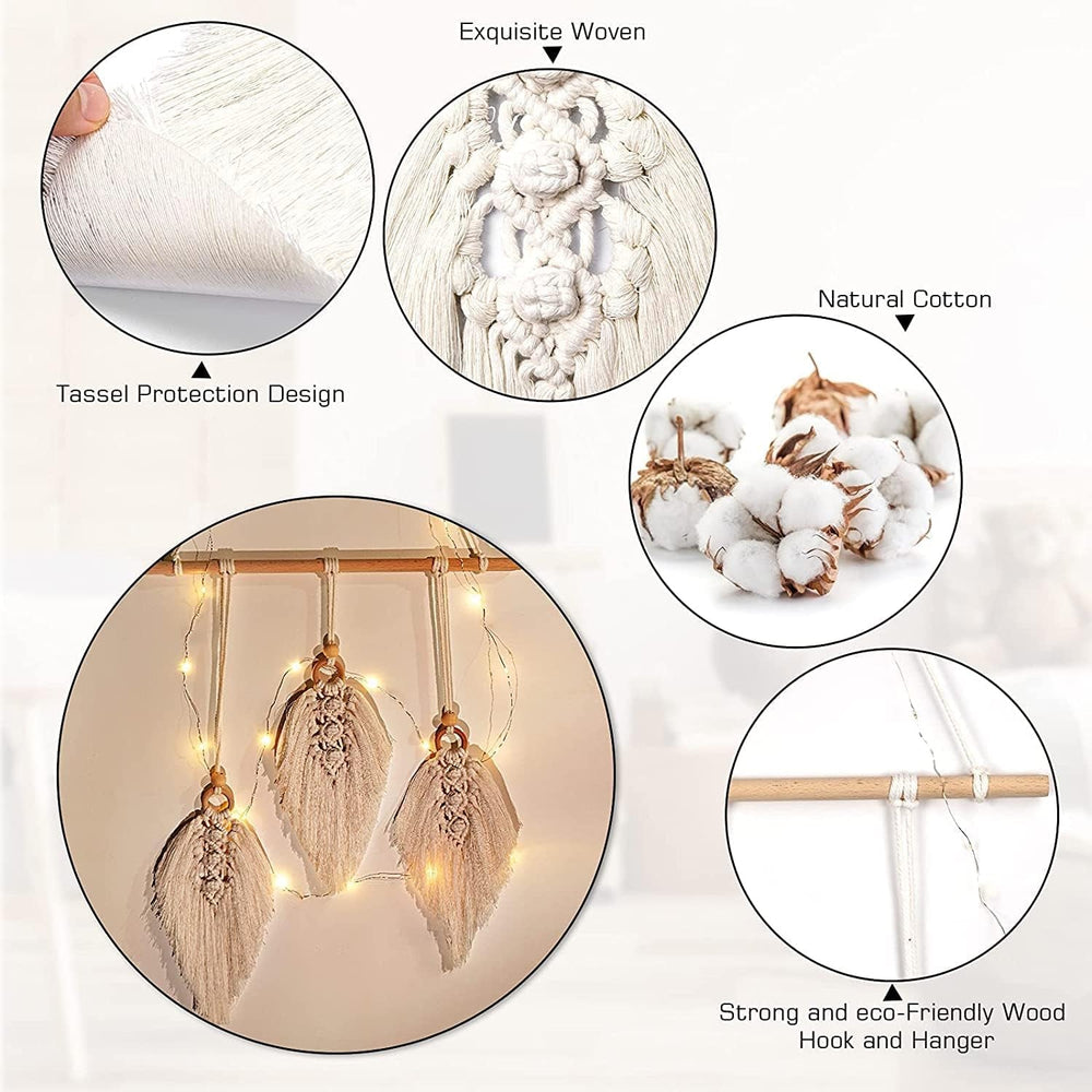 Tapisserie tapisserie tissée main décoration murale chambre d'enfant Maison - Accessoires et Décorations Naty Shop