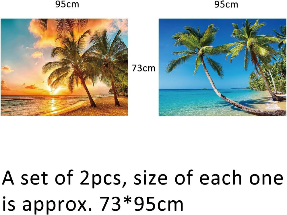 Tapisserie ulticool maison plage mer palmier île Maison - Accessoires et Décorations Naty Shop