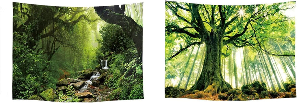 Ulticool tapisserie maison plage mer palmier île - Naty Shop