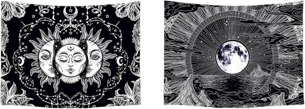 Ulticool tapisserie maison plage mer palmier île - Naty Shop