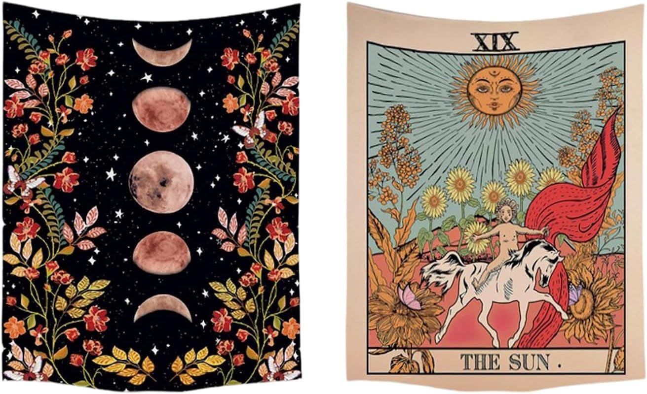 Tapisserie ulticool maison plage mer palmier île Maison - Accessoires et Décorations Naty Shop Soare Natura Flowers