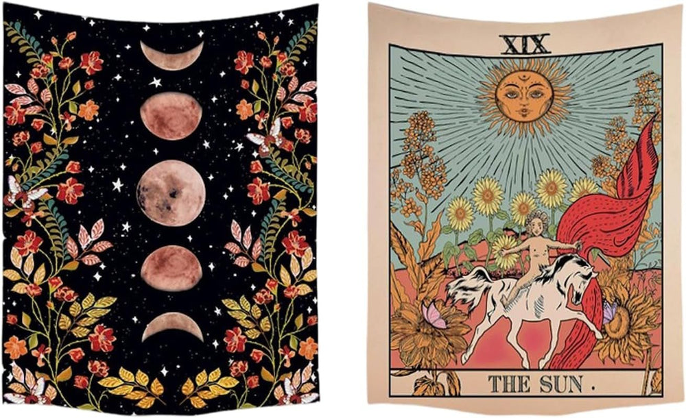 Tapisserie ulticool maison plage mer palmier île Maison - Accessoires et Décorations Naty Shop Soare Natura Flowers