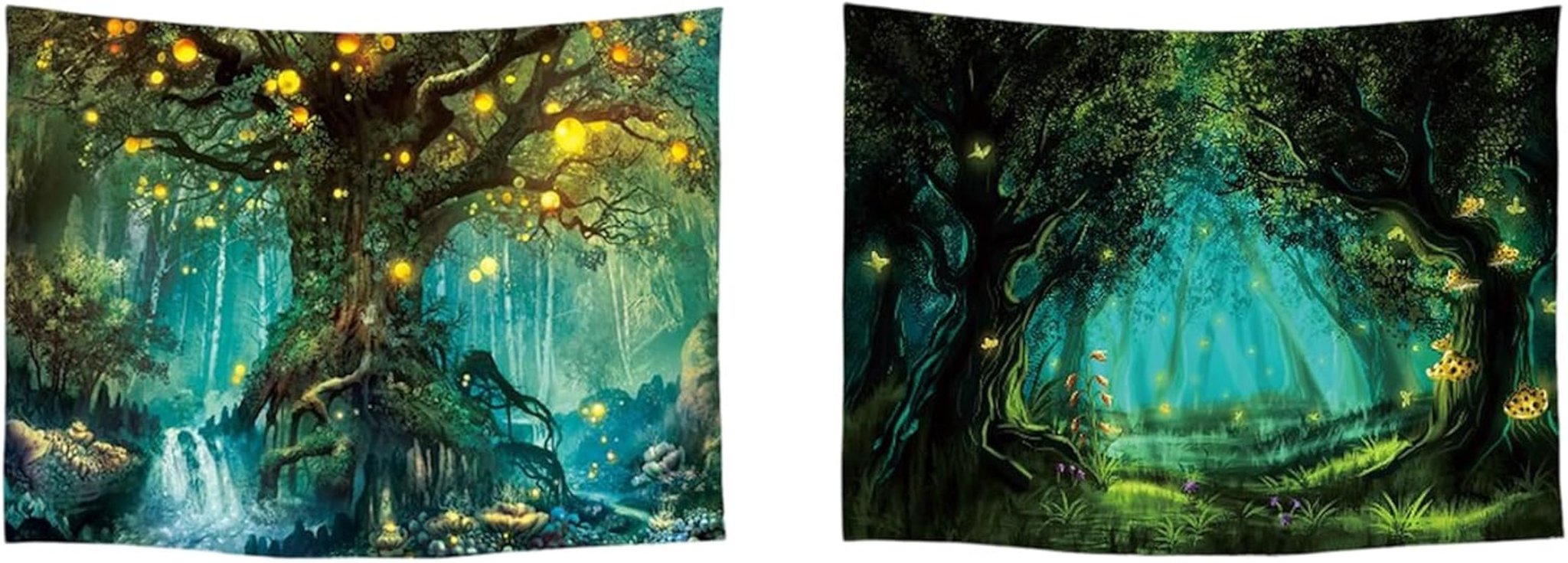 Tapisserie ulticool maison plage mer palmier île Maison - Accessoires et Décorations Naty Shop Marches Arbre Elfe