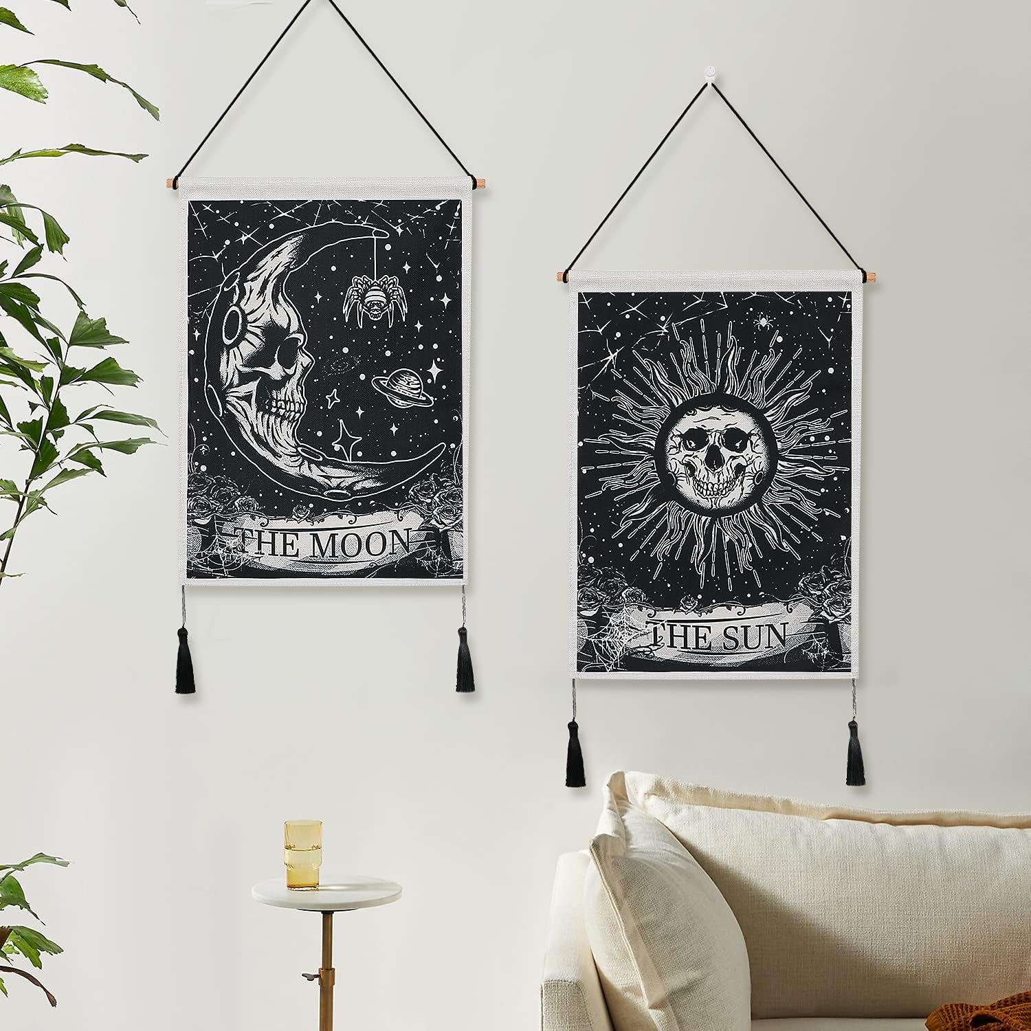 tapisserie Weldomcor tarot crâne coucher de soleil Accueil - Accessoires et Décorations Naty Shop