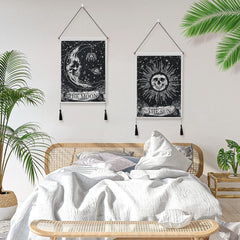 tapisserie Weldomcor tarot crâne coucher de soleil Accueil - Accessoires et Décorations Naty Shop