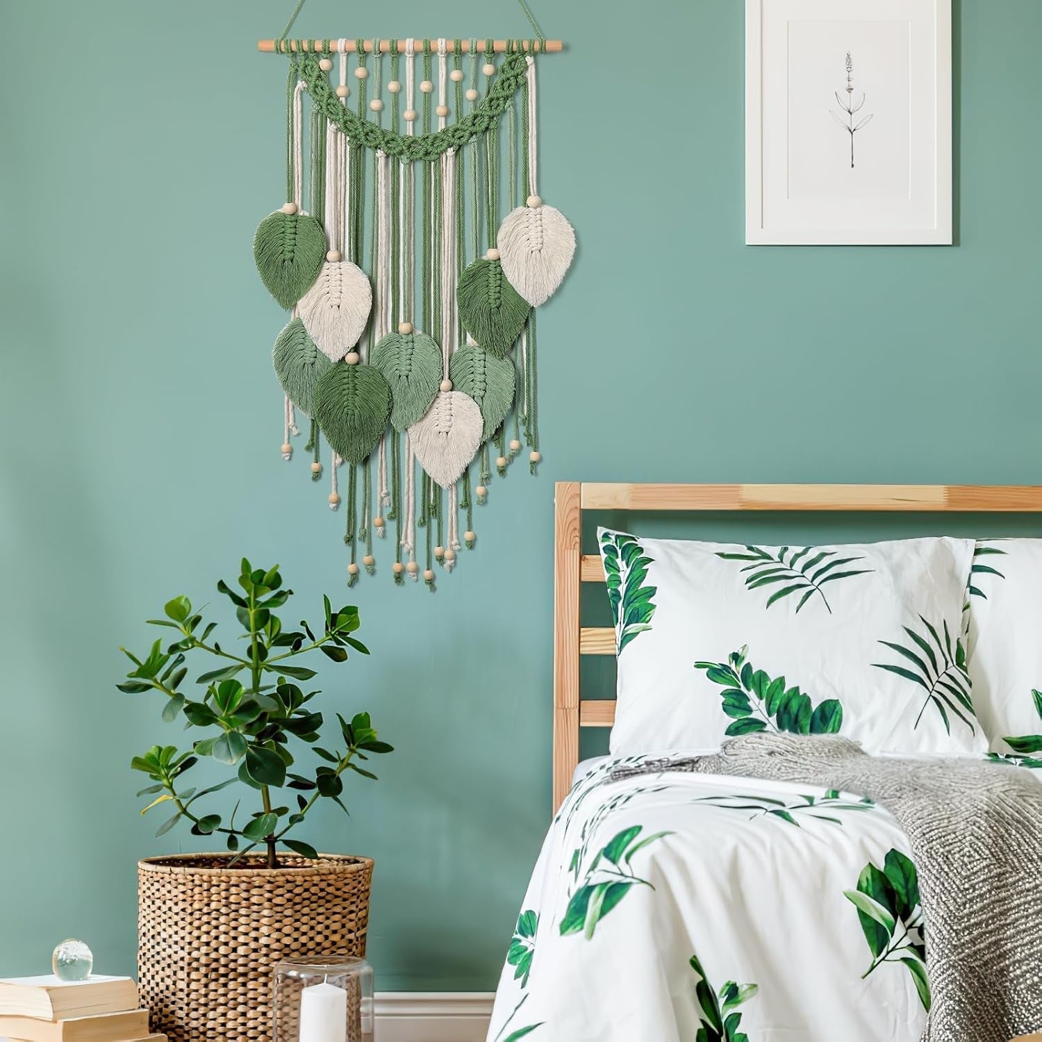 Tapiserie weldomcor tapiterie mic comert margele lemn frunze Casa - Accesorii si Decoratiuni Naty Shop