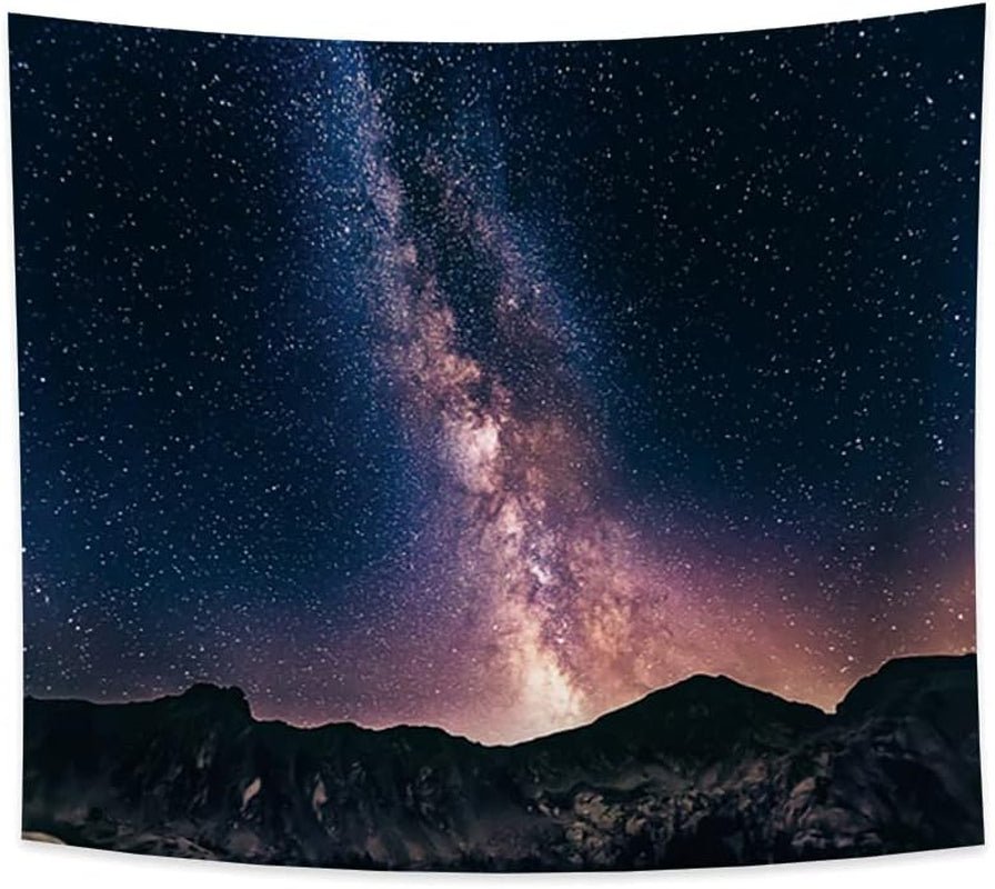 yongfoto tapisserie ciel étoilé nébuleuse étoiles mystérieuses Accueil - Accessoires et Décorations Naty Shop 160L X 180B Cm