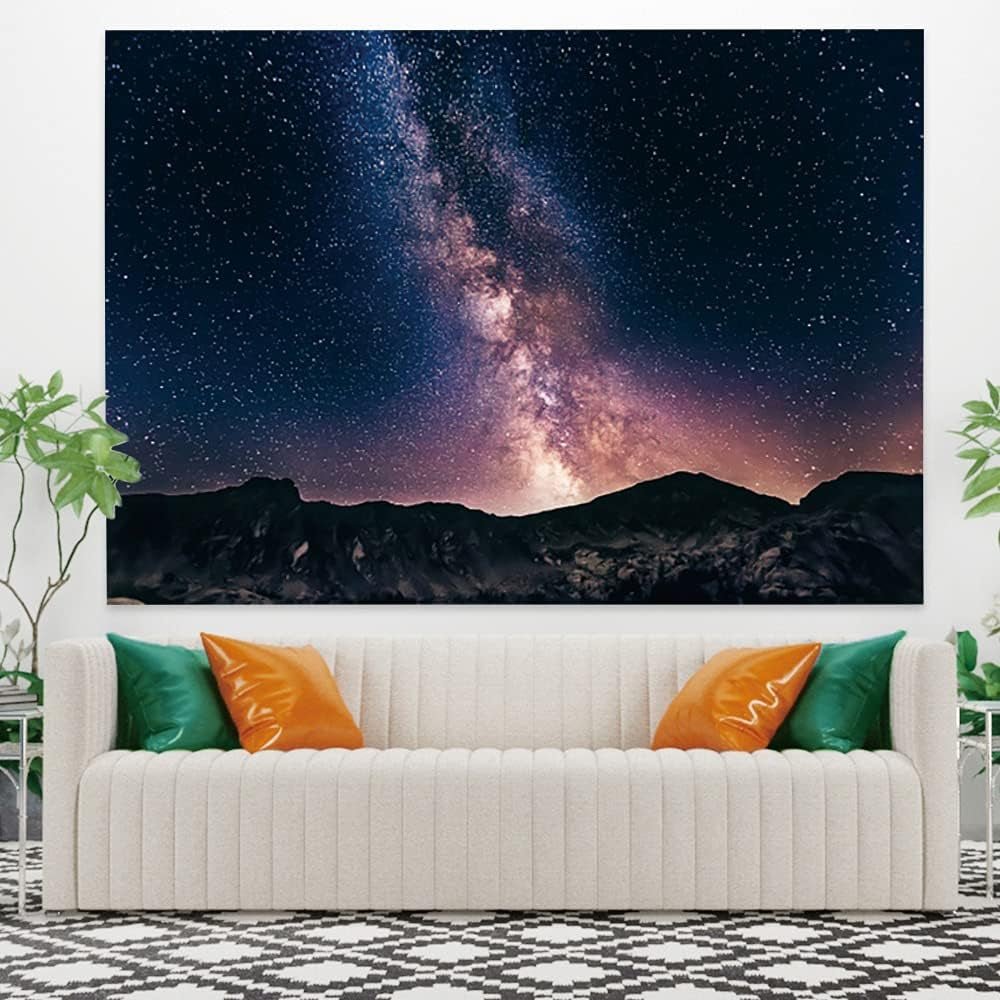 Tapisserie yongfoto ciel étoilé nébuleuse étoiles mystérieuses Maison - Accessoires et Décorations Naty Shop