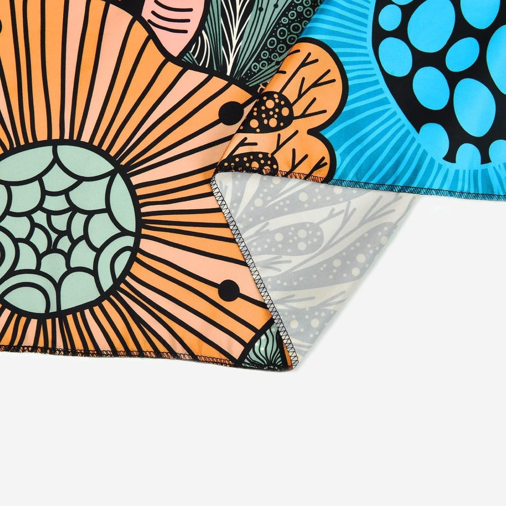 Tapisserie yrendenge yeux de champignon tissu mural créatures marines Maison - Accessoires et Décorations Naty Shop