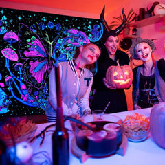 Tapisserie Yrendenge tapisserie fluorescente phase papillons Accueil - Accessoires et Décorations Naty Shop