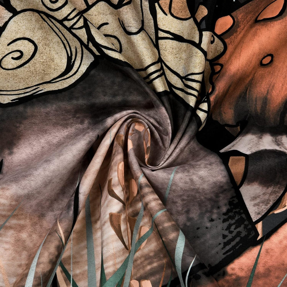 Tapisserie yugarlibi champignon forêt noire escargot à suspendre Maison - Accessoires et Décorations Naty Shop