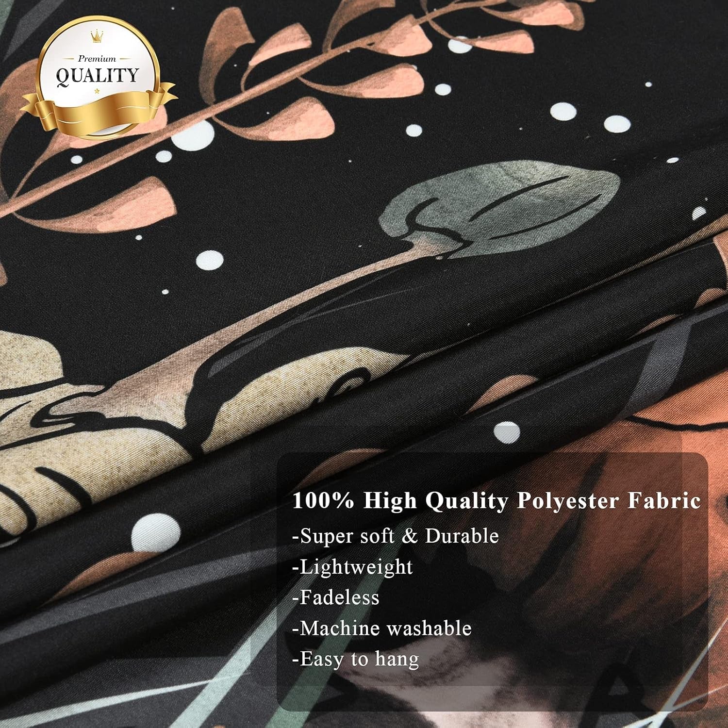 Tapisserie yugarlibi champignon forêt noire escargot à suspendre Maison - Accessoires et Décorations Naty Shop