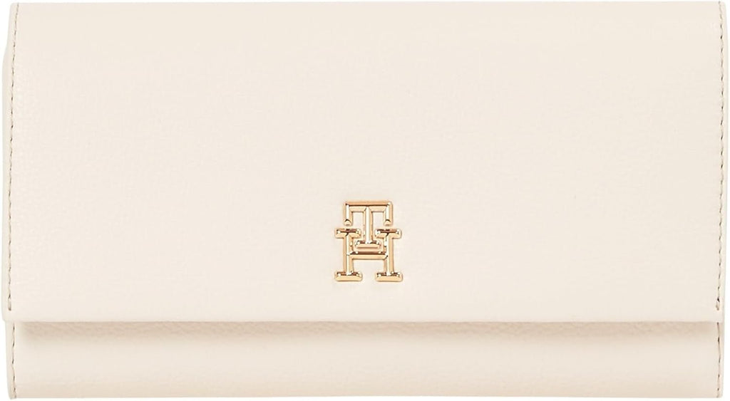 Tommy Hilfiger Aw0aw17267 Femeie Portofel Femei Naty Shop Bej (trestie de zahăr) Os