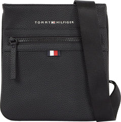 Tommy Hilfiger ESSENTIAL PU MINI CROSSOVER Crossover Bagages et équipements de voyage pour hommes Naty Shop Noir (Noir) Taille unique