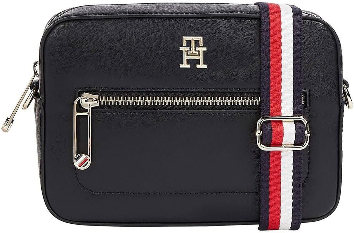 Tommy Hilfiger Sac Bandoulière Iconic Camera Bag Petits Sacs Femme Naty Shop Space Blue