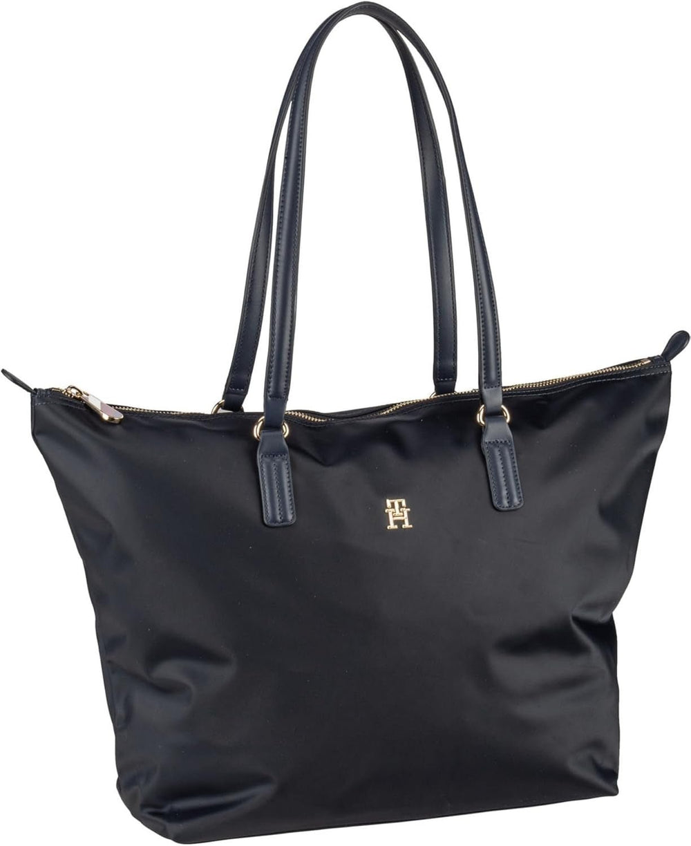 Tommy Hilfiger Poppy Tote bag avec fermeture éclair Sacs pour femmes Naty Shop Bleu (Space Blue)