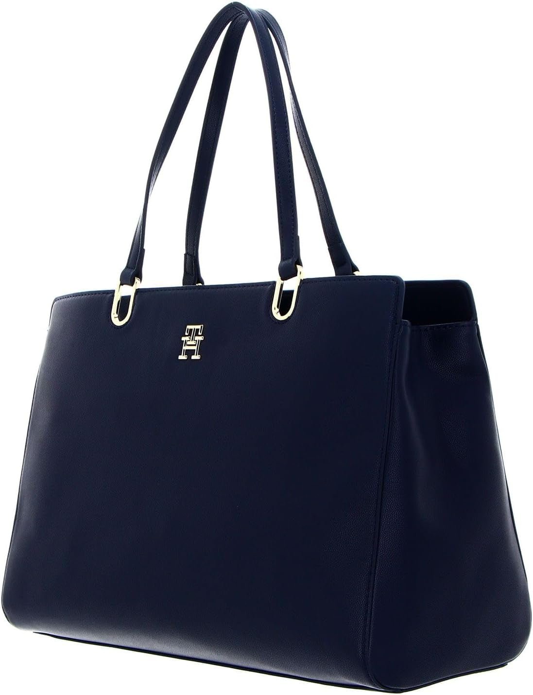 Tommy Hilfiger Sac TH Timeless Satchel avec poches intérieures, Bleu (Space Blue), Taille Unique Sacs Femme Naty Shop