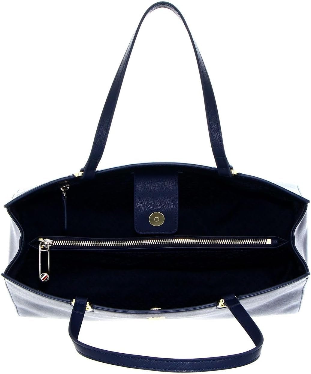 Tommy Hilfiger Sac TH Timeless Satchel avec poches intérieures, Bleu (Space Blue), Taille Unique Sacs Femme Naty Shop