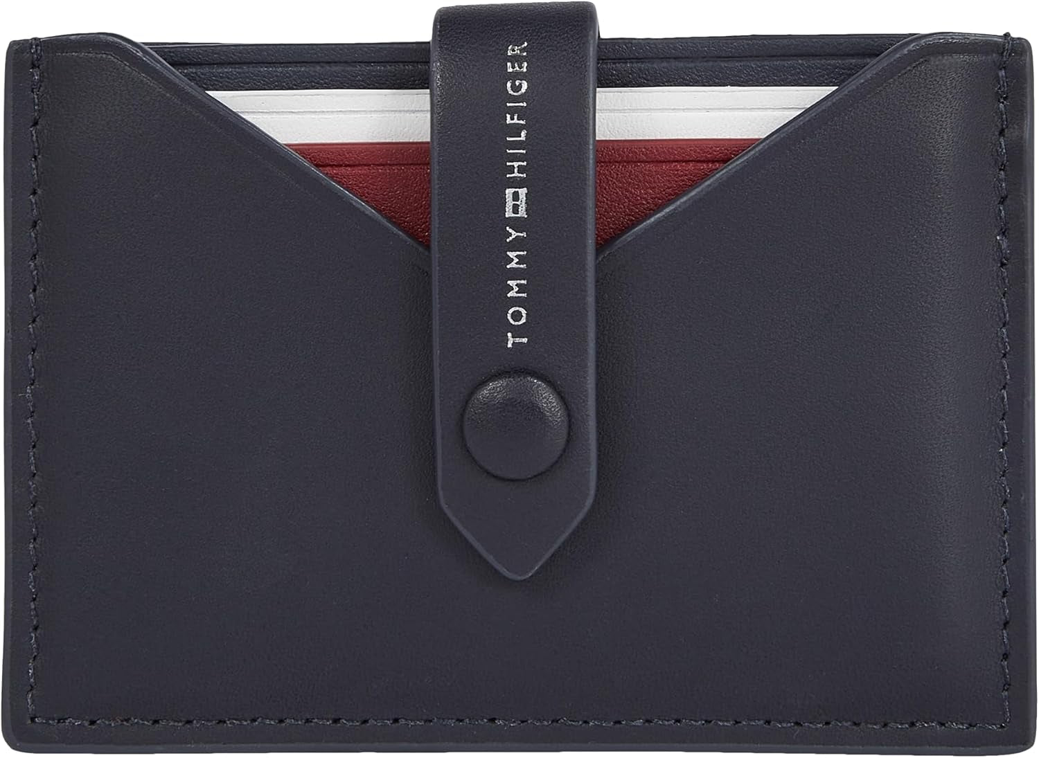 Tommy Hilfiger portofel pentru bărbați Smooth Retractable Cc Small, Blue (Space Blue), Onesize Portofel Barbati Naty Shop Titlu implicit