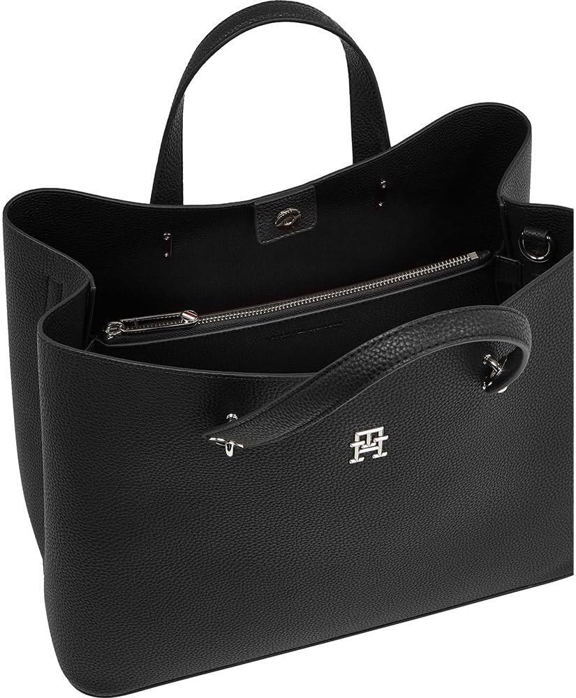 Tommy Hilfiger sac cartable emblème bandoulière amovible Sacs Femme Naty Shop