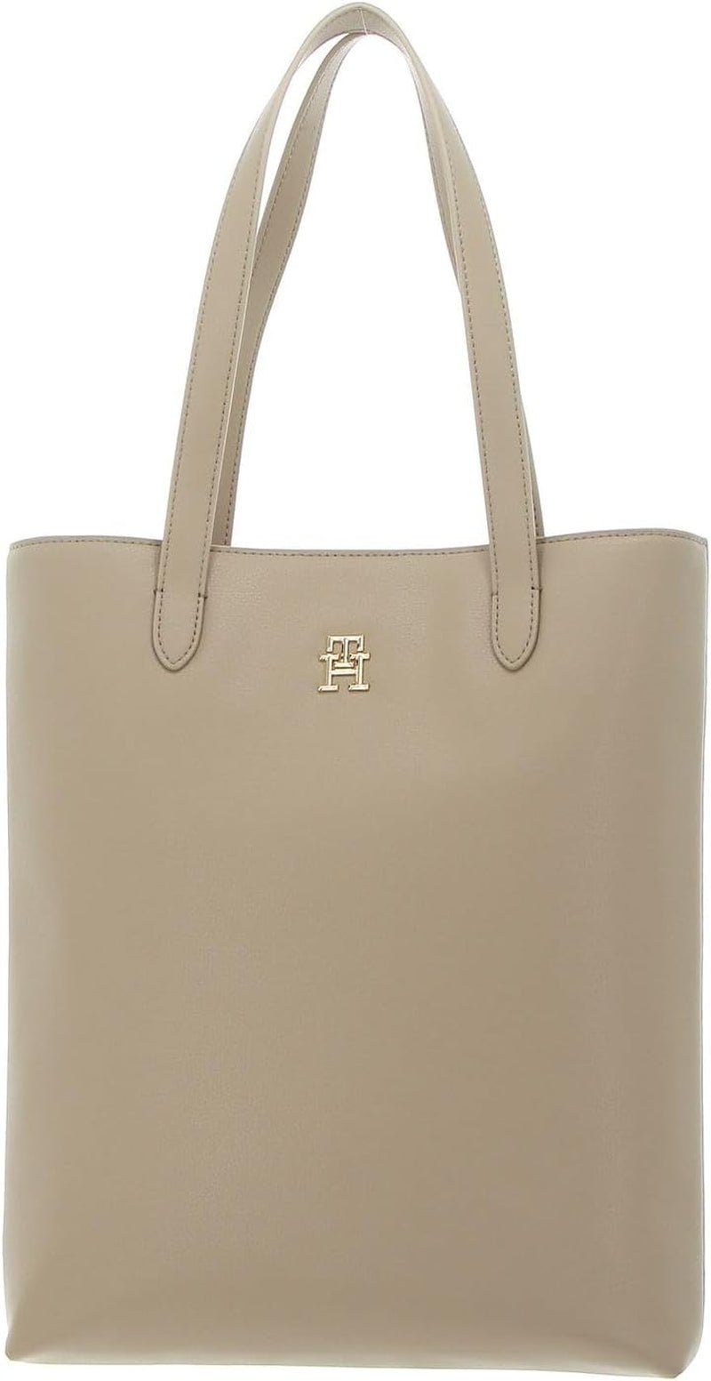 Tommy Hilfiger Th Casual Slim Tote Ns Tote Bag Femme Sacs Naty Shop Beige (Beige)
