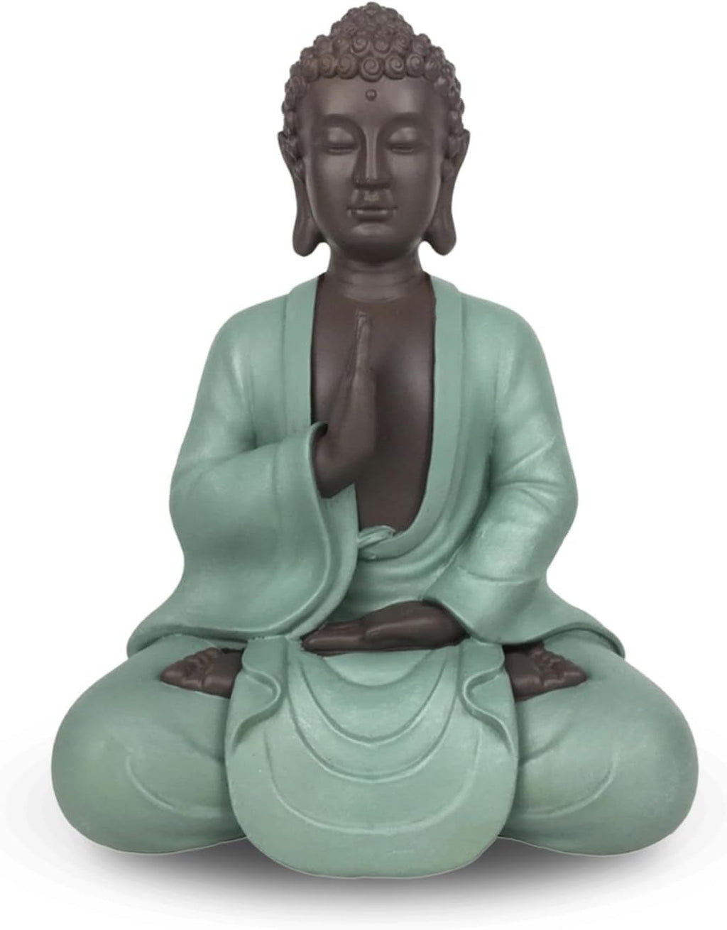 Zen Arôme SBM5 Statuie Zen Bodhi, verde/maro, 20 cm înălțime Statuete si sculpturi Naty Shop Titlu implicit